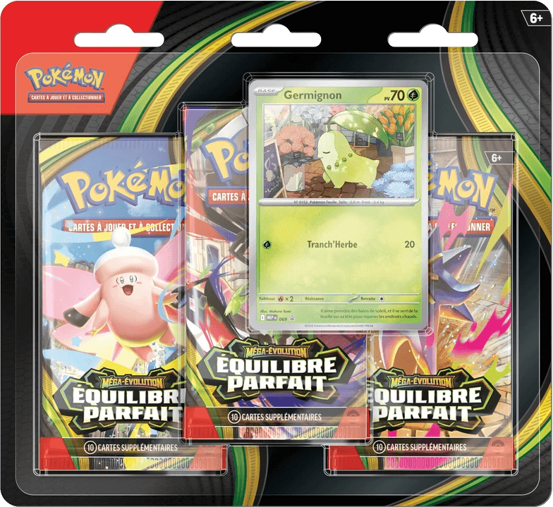 Pokémon TCG: Mega Evolution—Perfect Order Three-Pack Blister — Perfect Order 3-Pack Blister