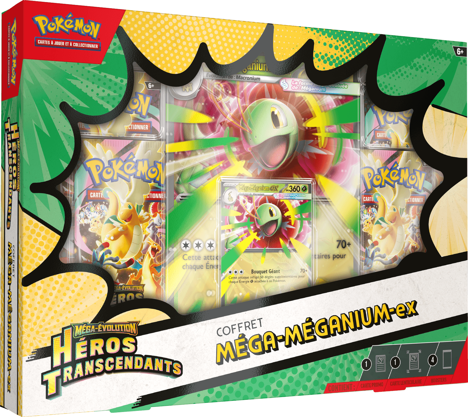 Pokémon TCG: Mega Evolution—Ascended Heroes Mega Evolution Collection — Mega Meganium ex / Mega Emboar ex / Mega Feraligatr ex