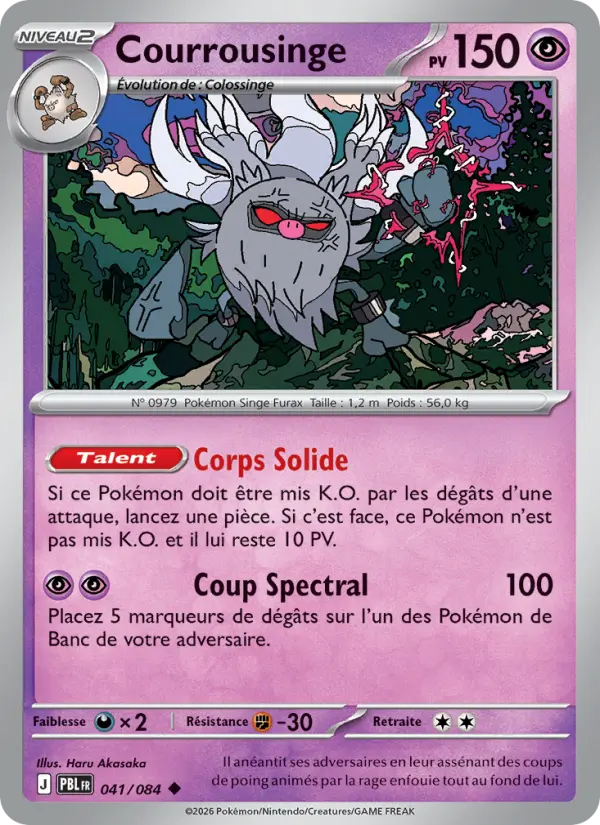 Carte Pokémon Courrousinge 041