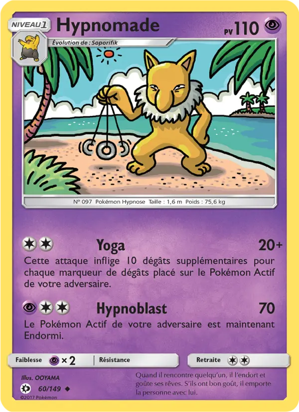 Carte Pokémon Hypnomade 60