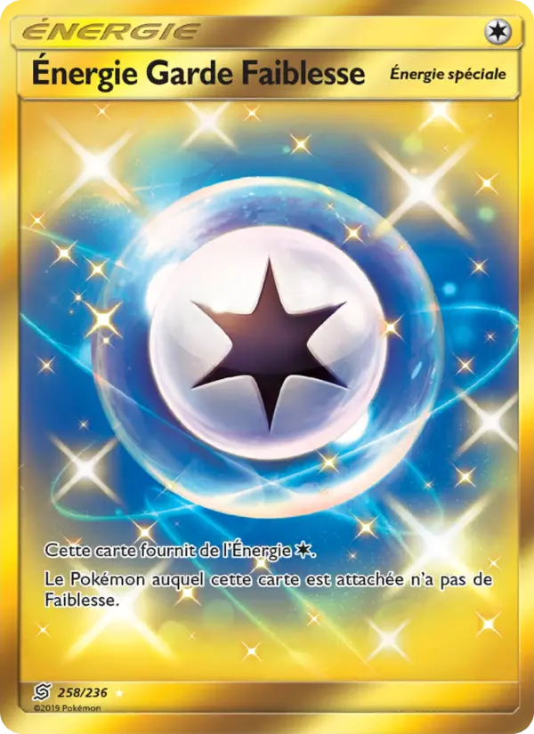 Carte Pokémon Énergie Garde Faiblesse 258