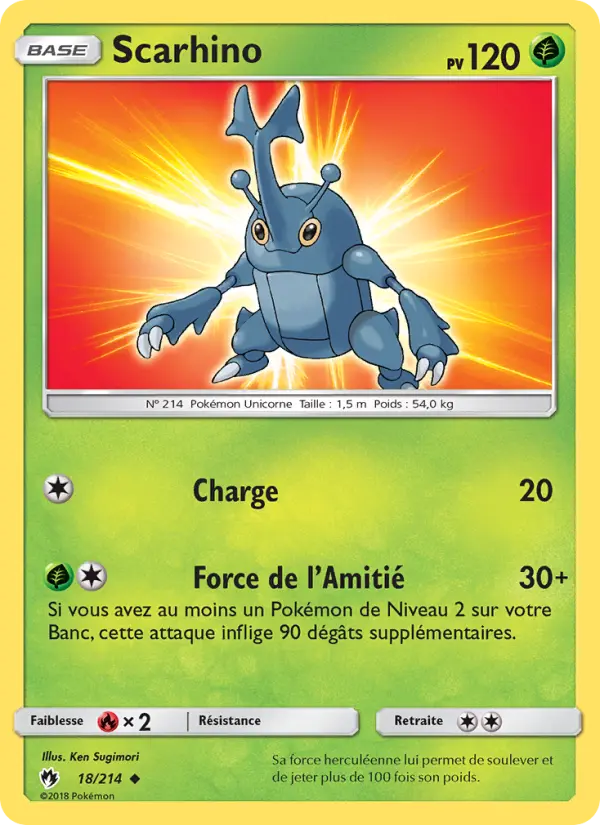 Carte Pokémon Scarhino 18