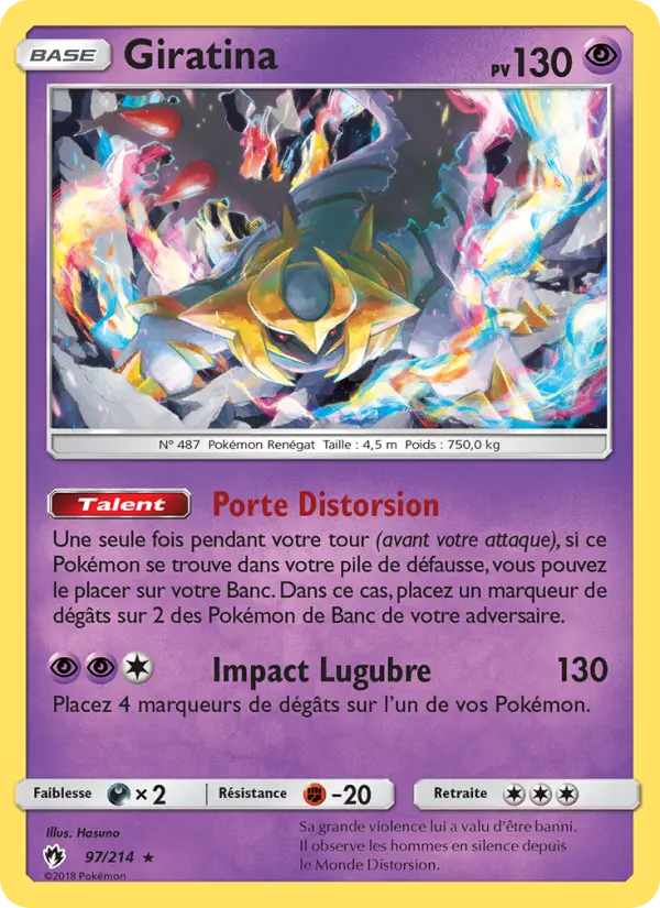 Carte Pokémon Giratina 97