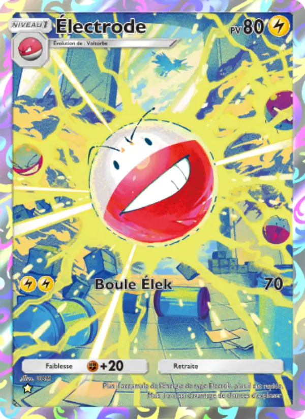 Carte Pokémon Électrode 235