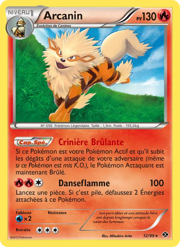 Carte Pokémon Arcanin 12