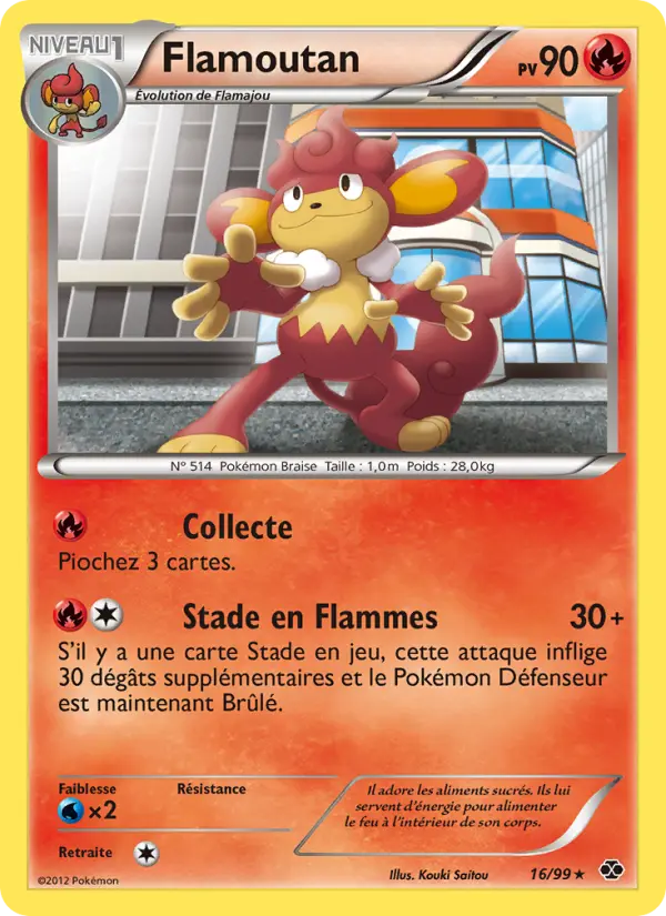 Carte Pokémon Flamoutan 16