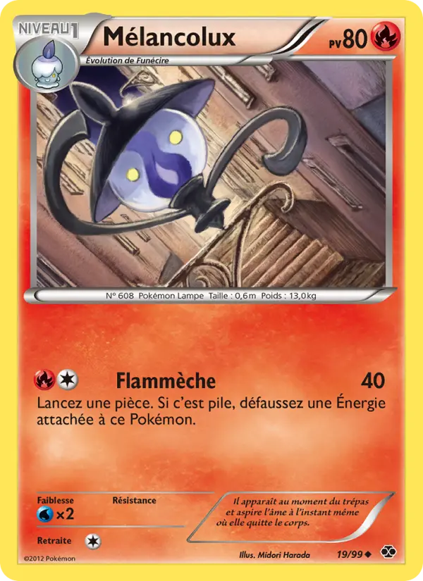 Carte Pokémon Mélancolux 19