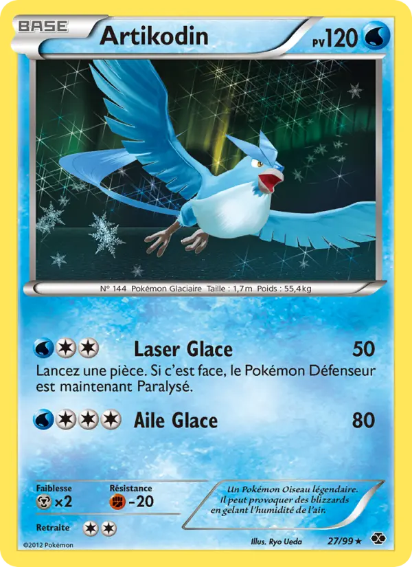 Carte Pokémon Artikodin 27