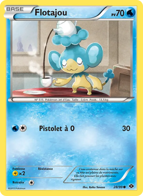 Carte Pokémon Flotajou 28