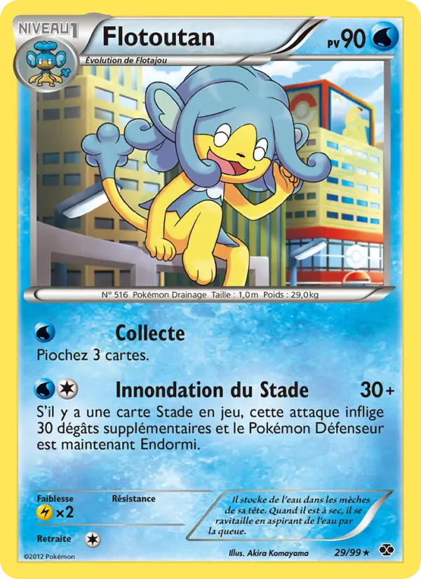 Carte Pokémon Flotoutan 29