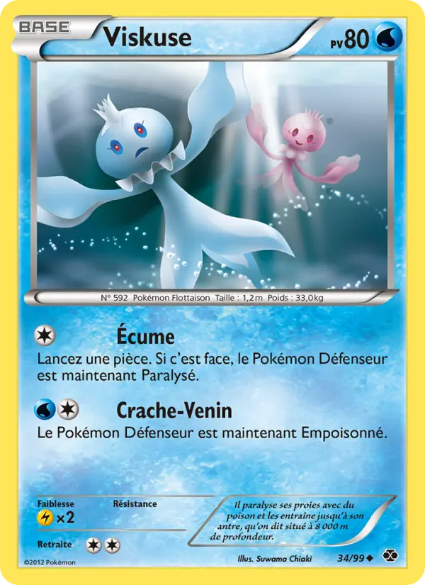 Carte Pokémon Viskuse 34