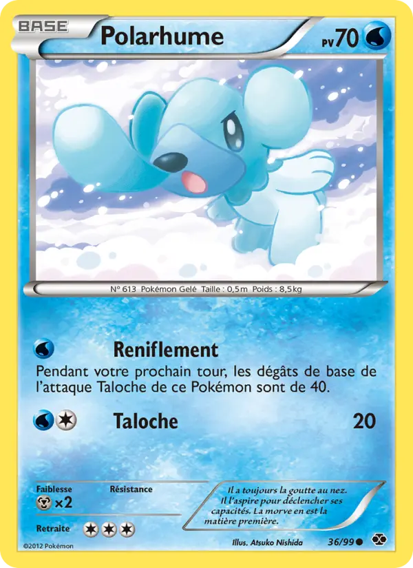 Carte Pokémon Polarhume 36