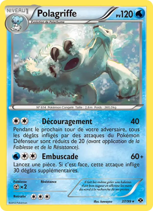 Carte Pokémon Polagriffe 37