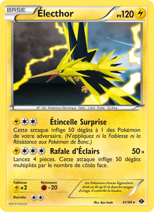 Carte Pokémon Électhor 41