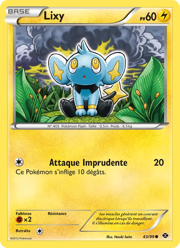 Carte Pokémon Lixy 43
