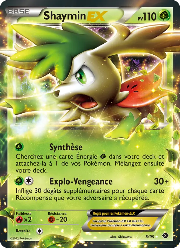 Carte Pokémon Shaymin-EX 5
