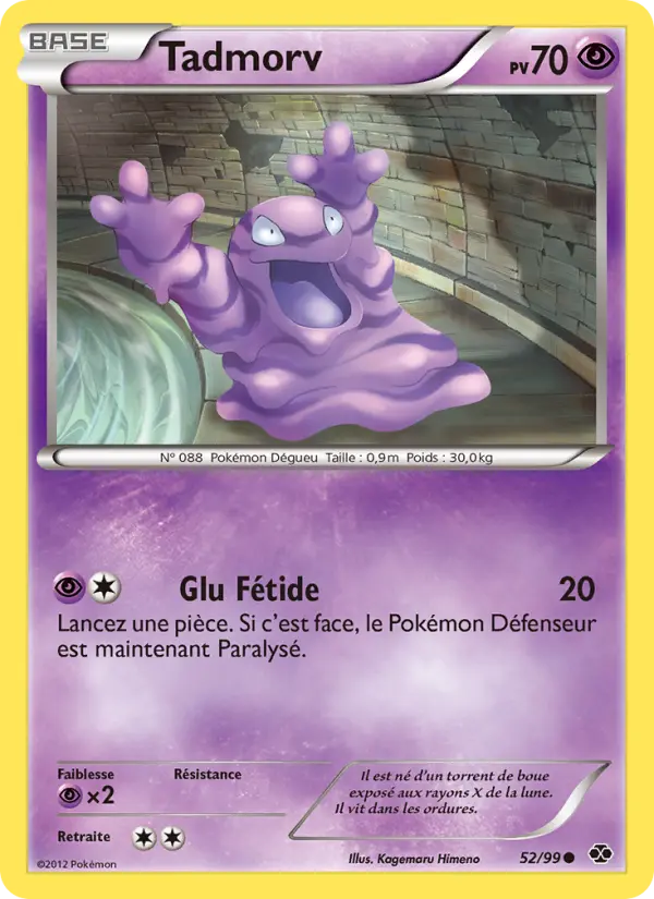 Carte Pokémon Tadmorv 52