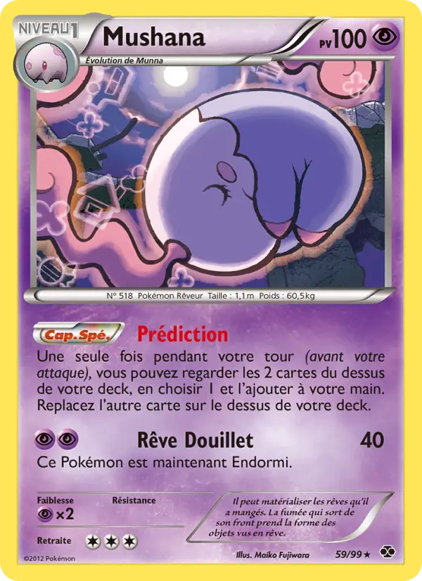 Carte Pokémon Mushana 59