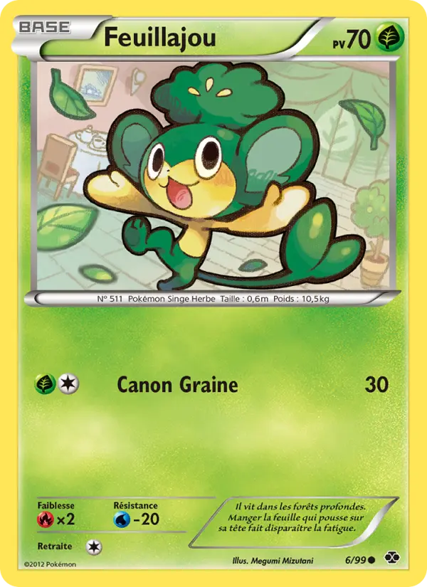 Carte Pokémon Feuillajou 6