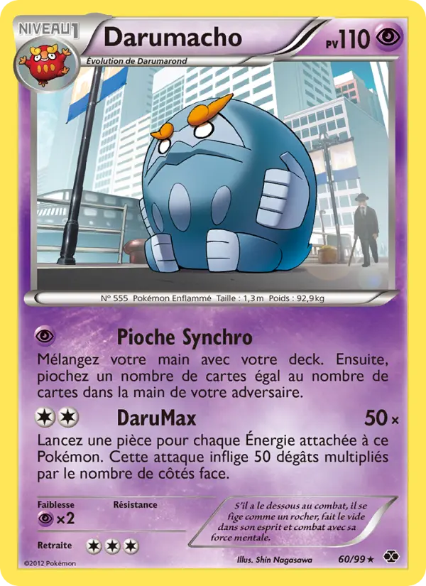 Carte Pokémon Darumacho 60