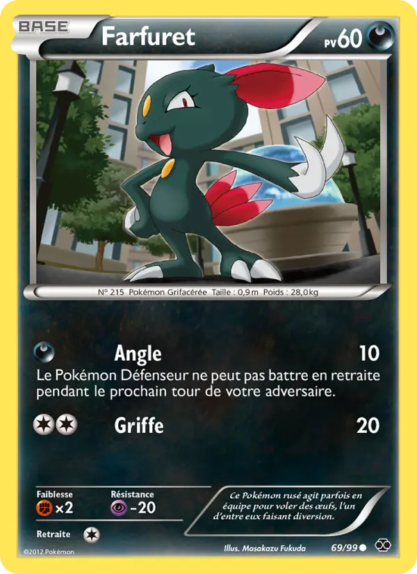 Carte Pokémon Farfuret 69
