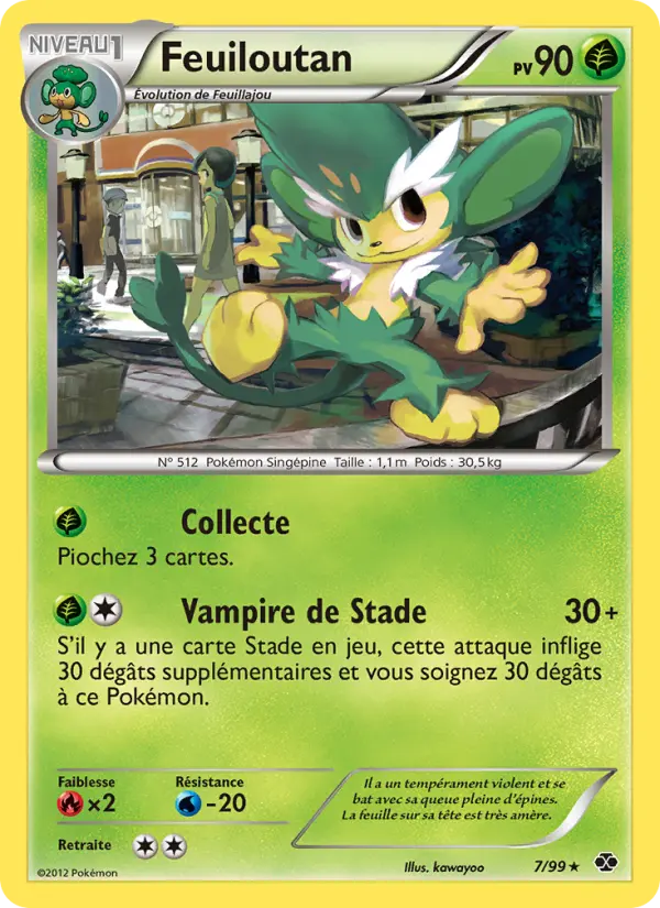 Carte Pokémon Feuiloutan 7