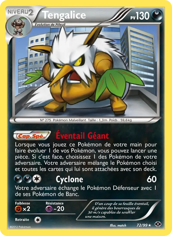 Carte Pokémon Tengalice 72