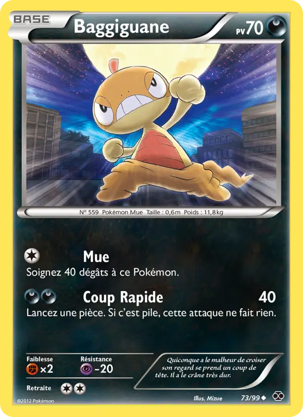 Carte Pokémon Baggiguane 73