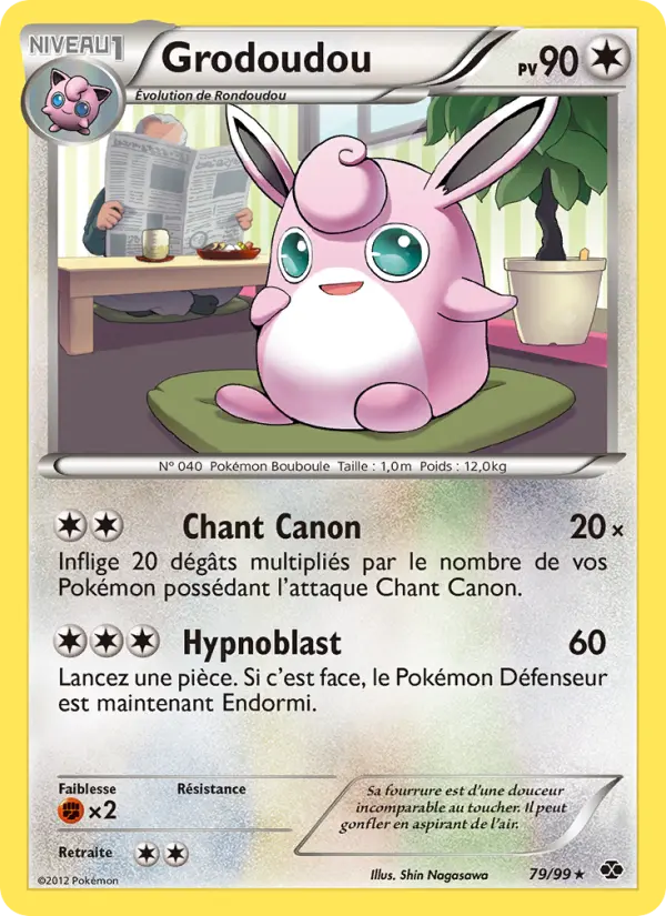 Carte Pokémon Grodoudou 79