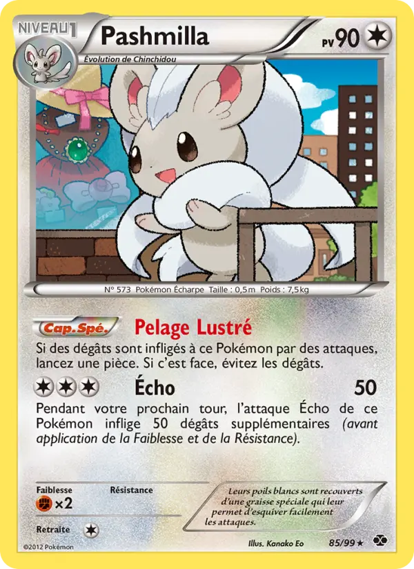 Carte Pokémon Pashmilla 85