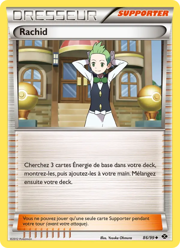 Carte Pokémon Rachid 86