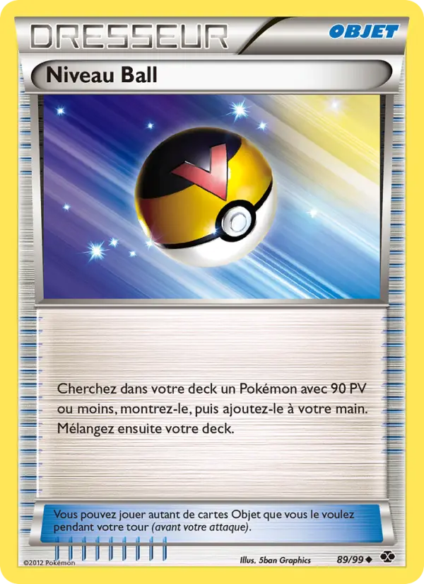 Carte Pokémon Niveau Ball 89