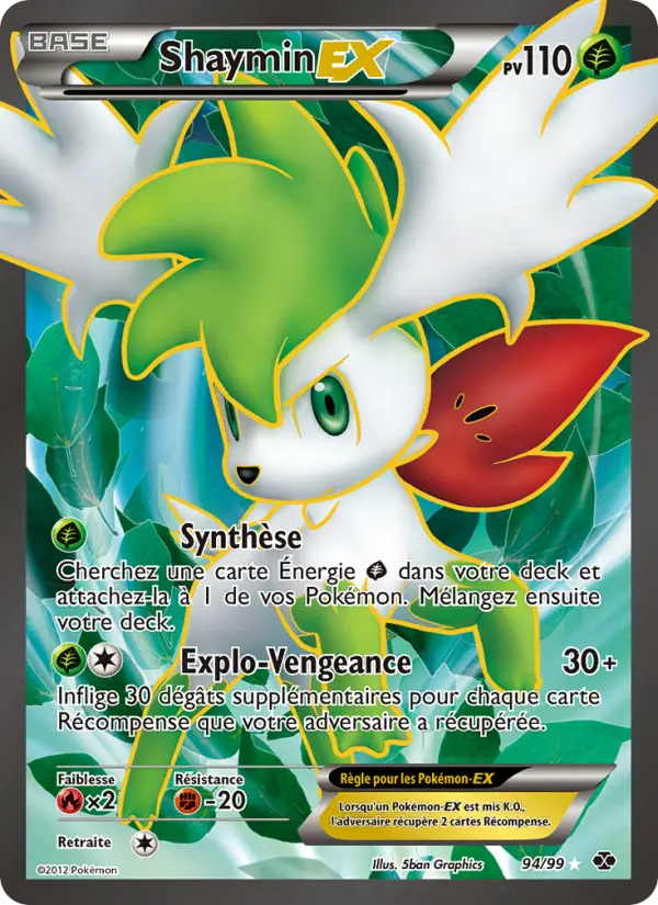 Carte Pokémon Shaymin-EX 94