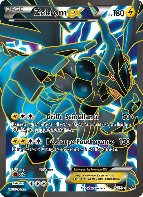 Carte Pokémon Zekrom-EX 97