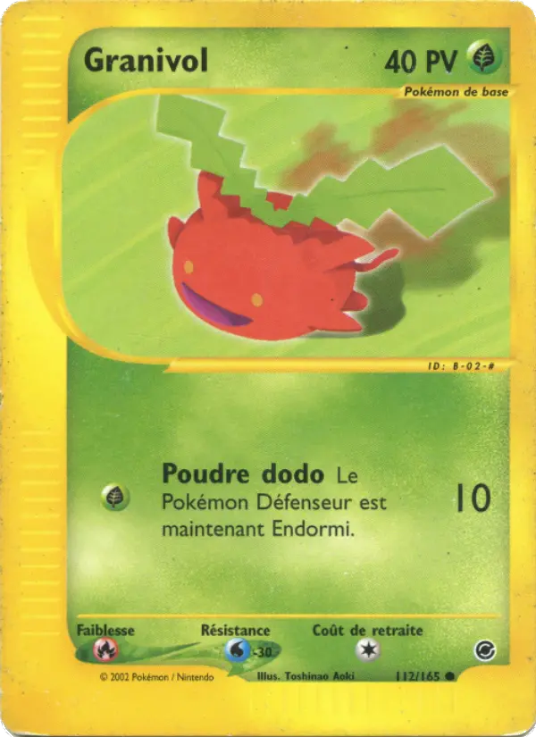 Carte Pokémon Granivol 112