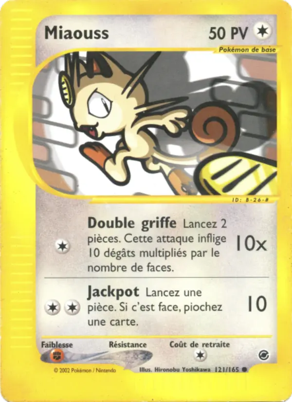Carte Pokémon Miaouss 121