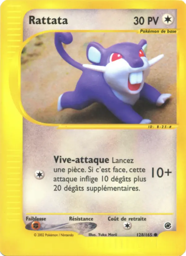 Carte Pokémon Rattata 128