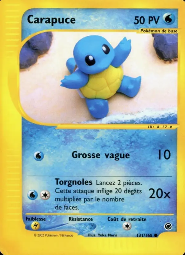 Carte Pokémon Carapuce 131