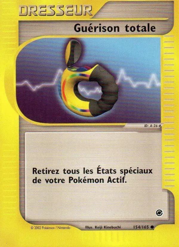 Carte Pokémon Guérison totale 154