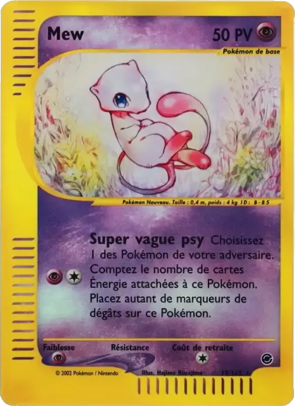 Carte Pokémon Mew 19