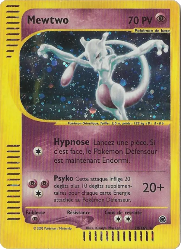 Carte Pokémon Mewtwo 20