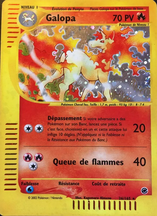 Carte Pokémon Galopa 26
