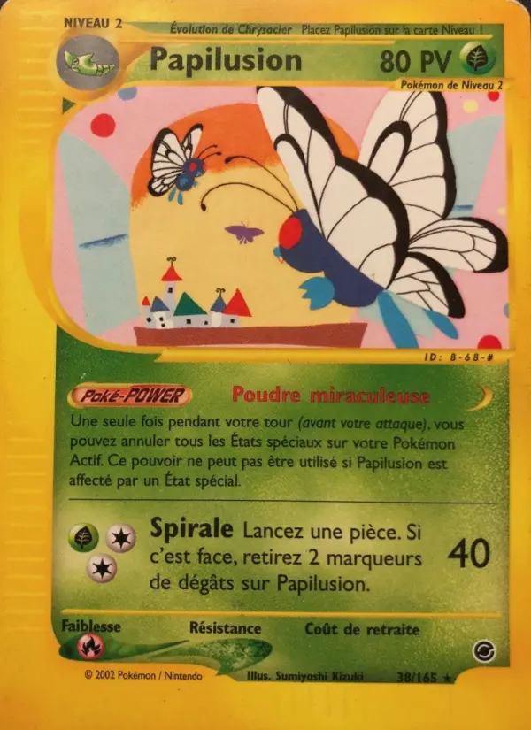 Carte Pokémon Papilusion 38