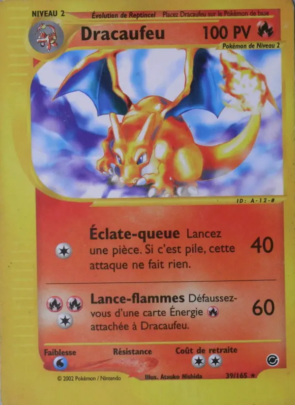 Carte Pokémon Dracaufeu 39
