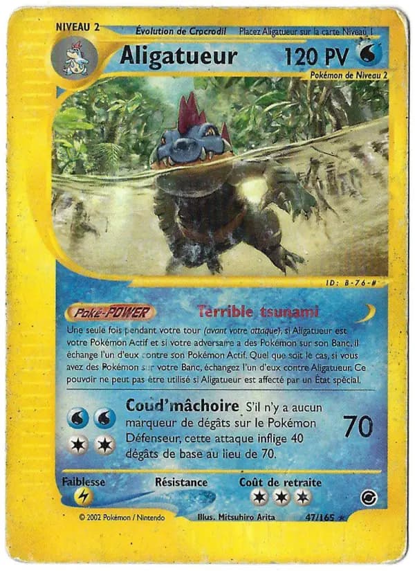 Carte Pokémon Aligatueur 47