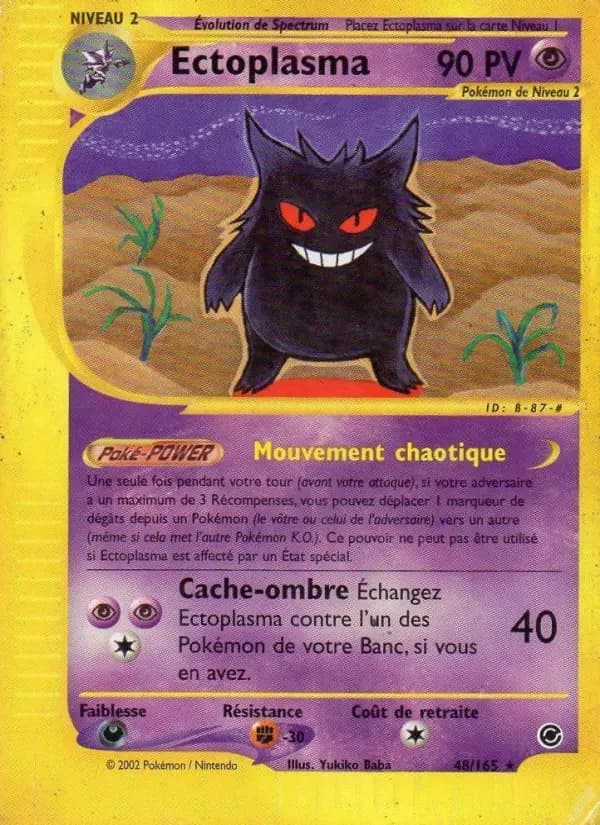 Carte Pokémon Ectoplasma 48