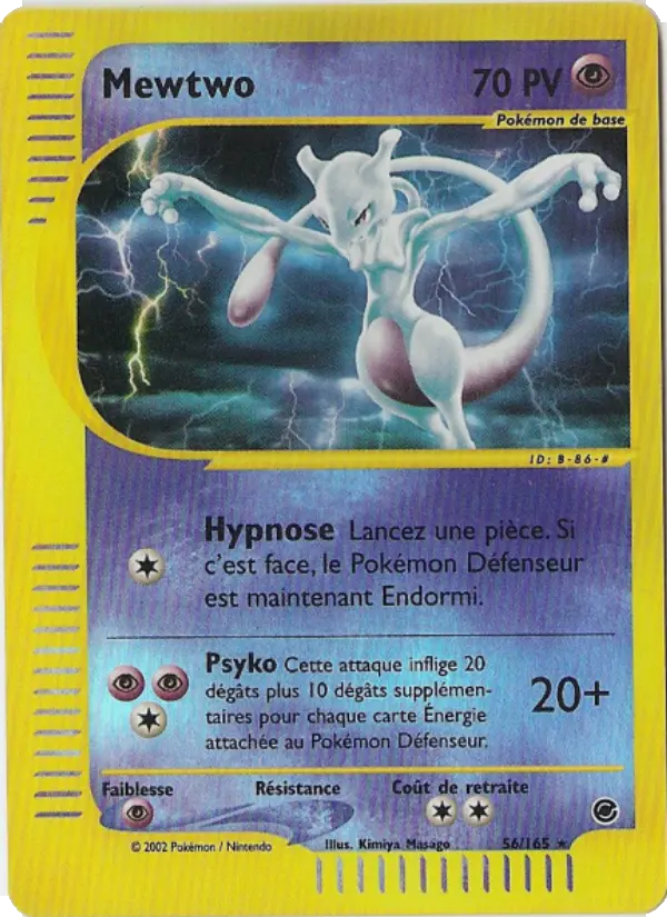 Carte Pokémon Mewtwo 56