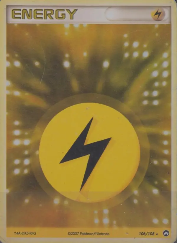 Carte Pokémon Énergie Électrique 106