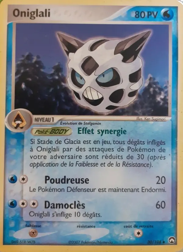 Carte Pokémon Oniglali 30