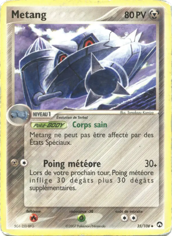 Carte Pokémon Metang 35